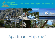 Tablet Screenshot of apartmani-zivogosce.com